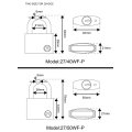 MOK Lock W207P Vorhängeschloss MOQ 500pcs in Bau und Immobilien